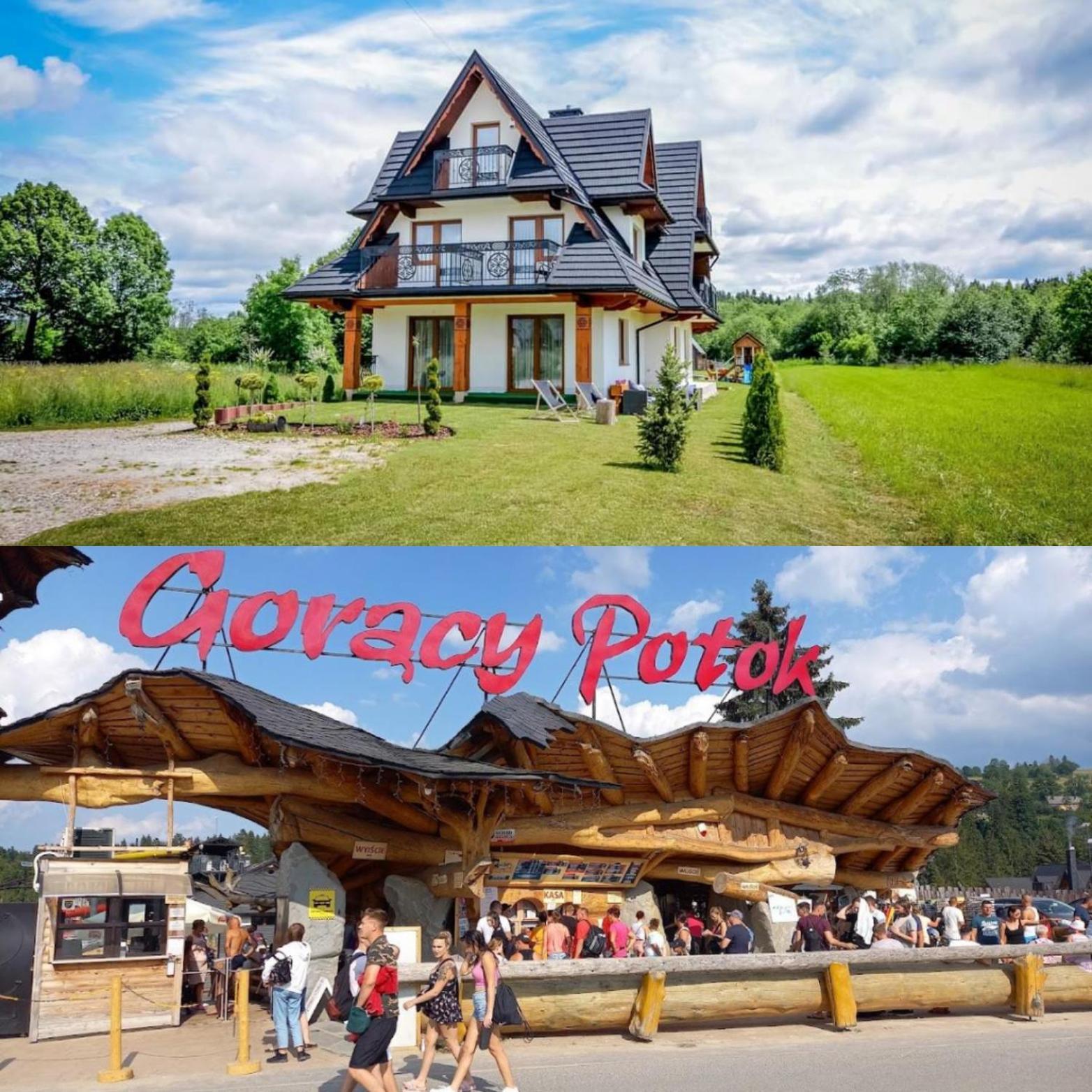 Cicha Woda 300 M Od Goracy Potok I Termy Szaflary Exterior photo